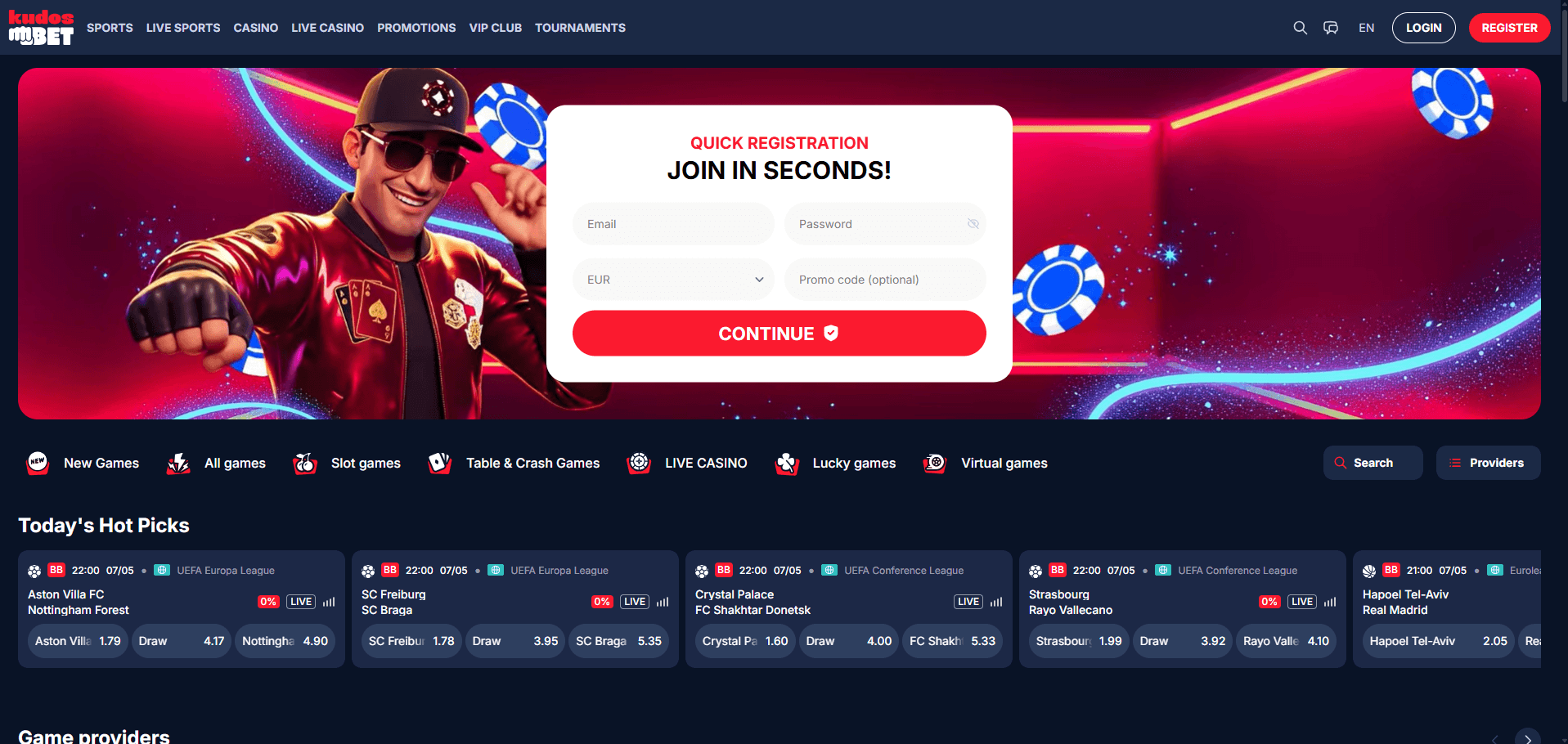 Kudosbet Casino Review