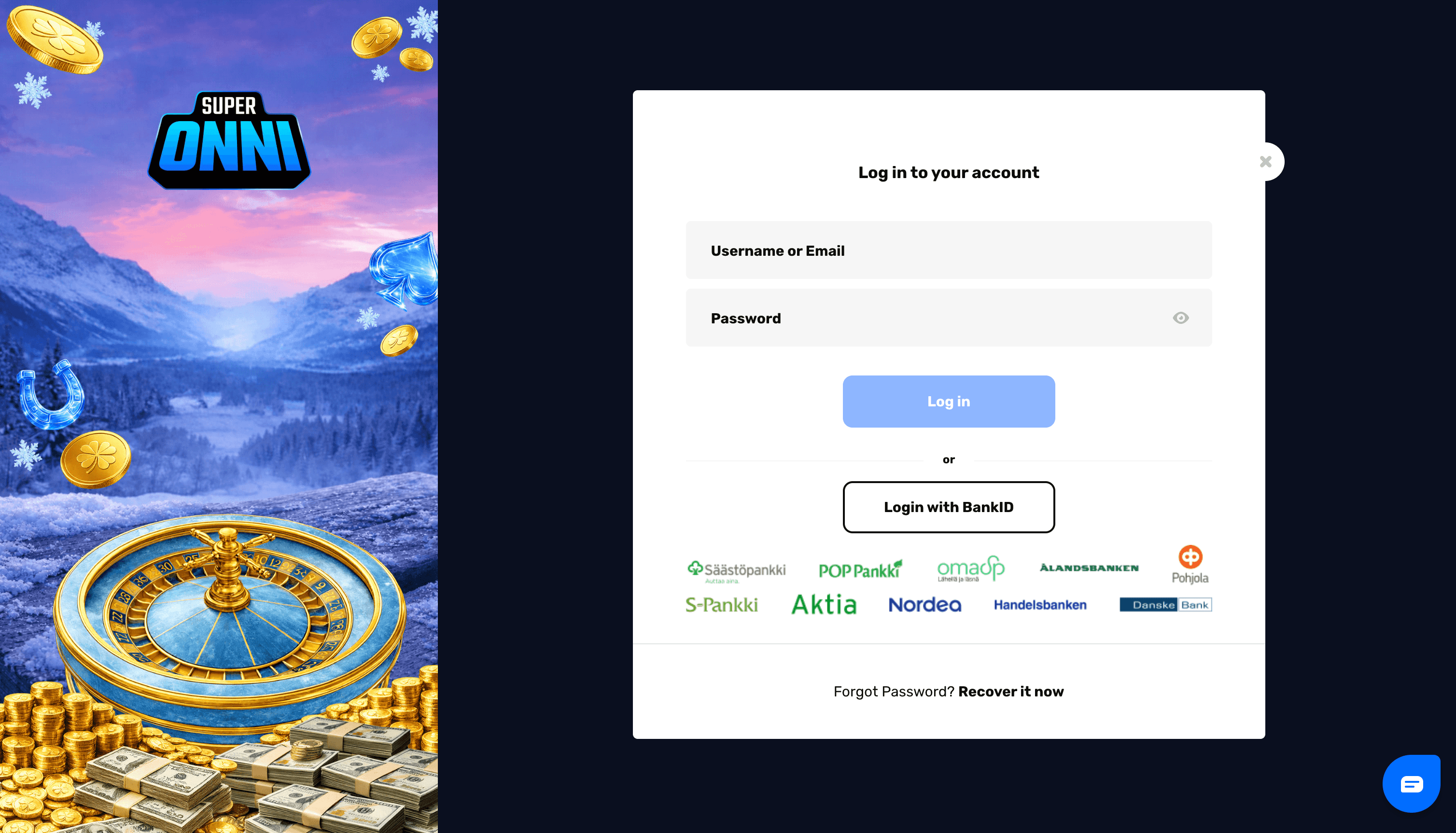 SuperOnni Casino Sign Up