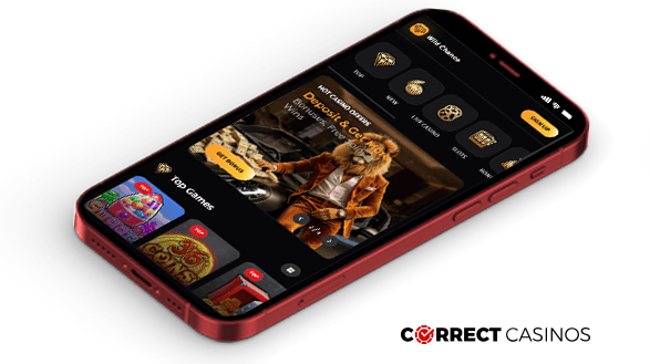 WildChance Casino Mobile Version