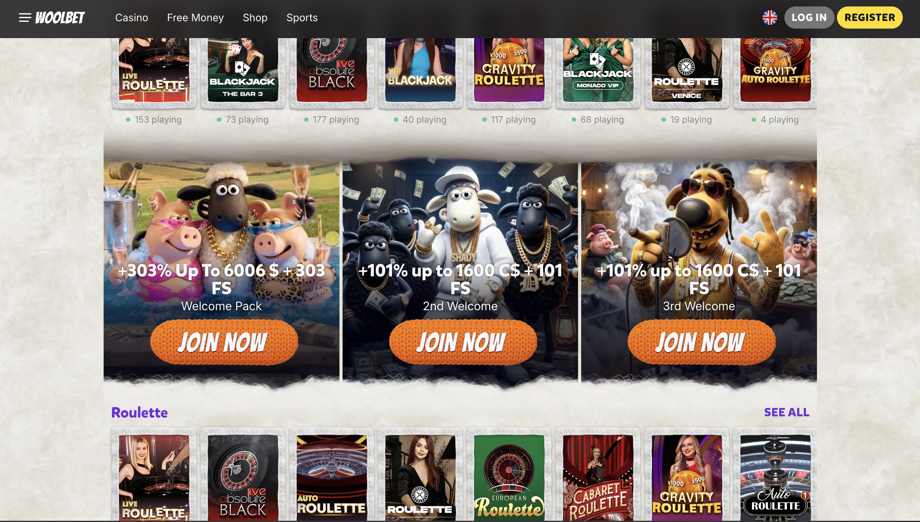 WoolBet Casino Bonuses
