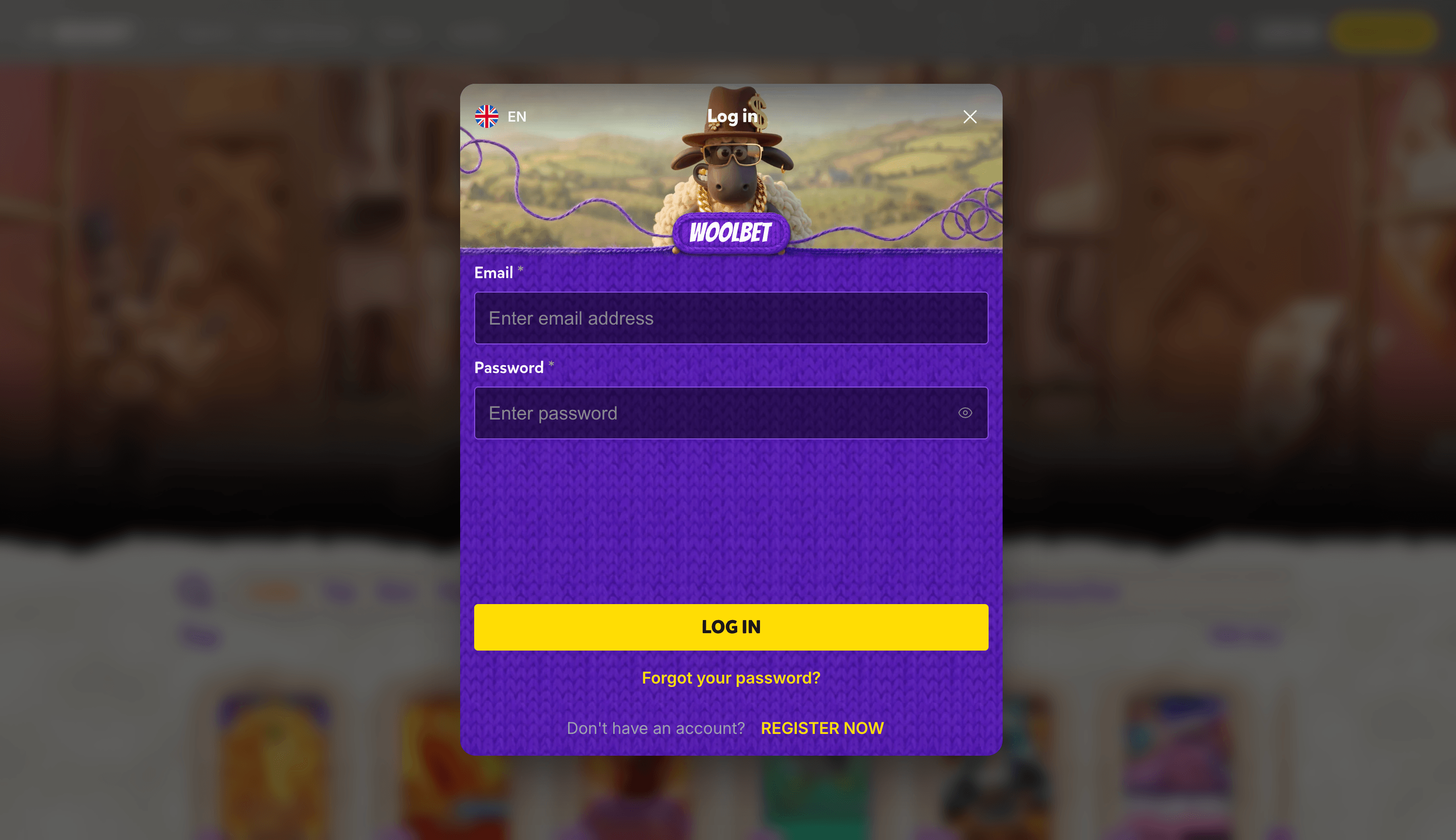 WoolBet Casino Log In