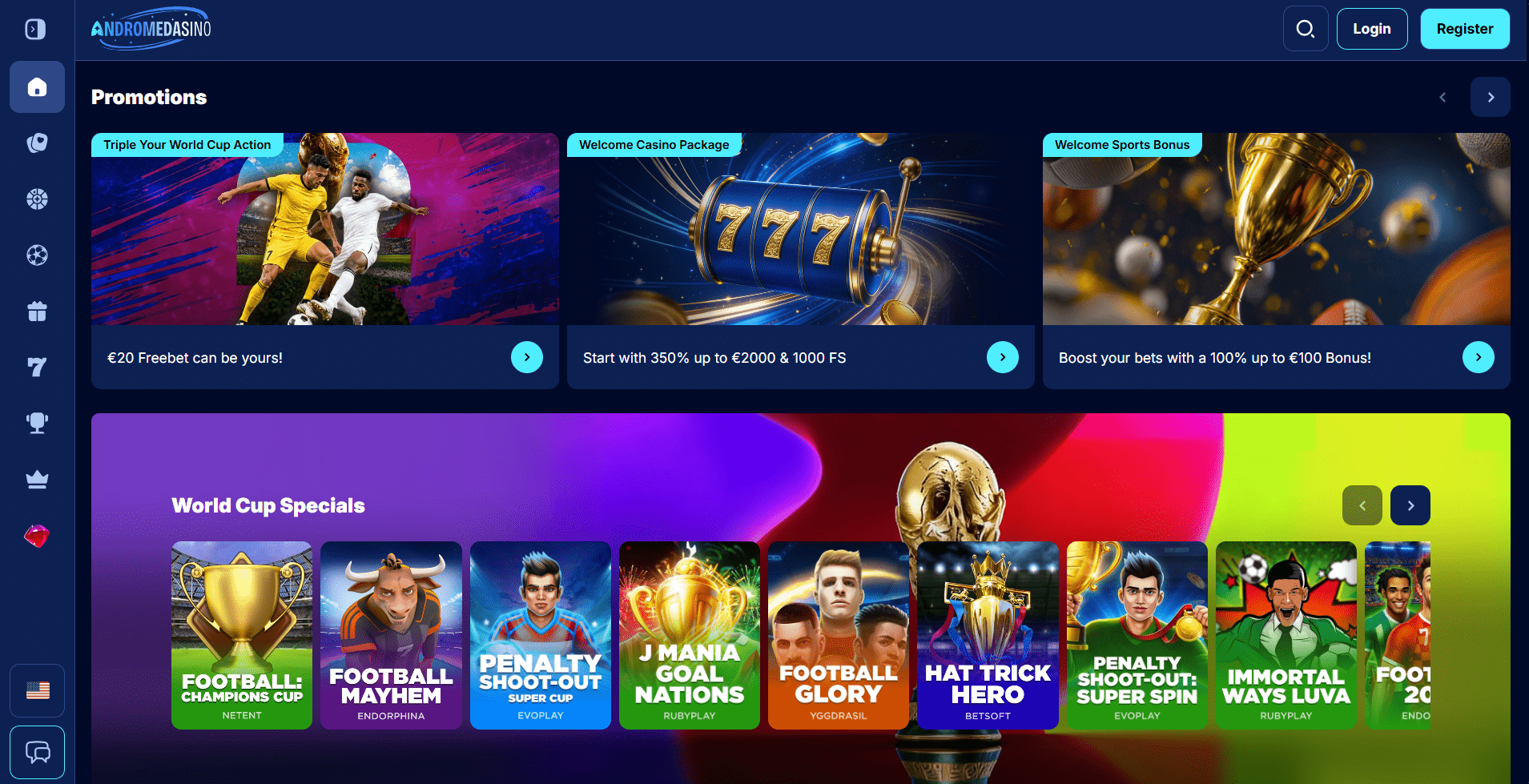 Andromedasino Casino Review