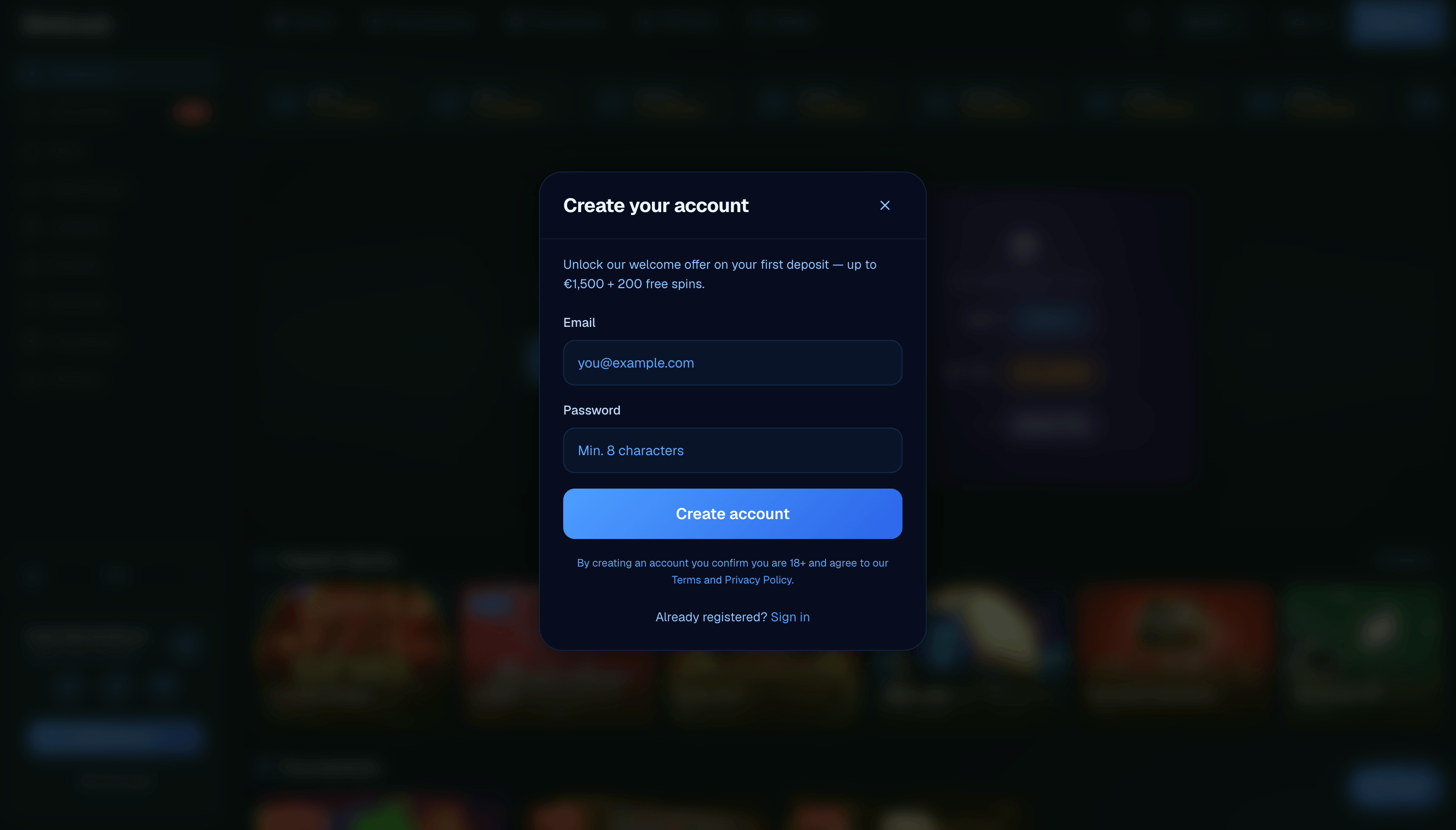 ElvisLuck Casino Sign Up