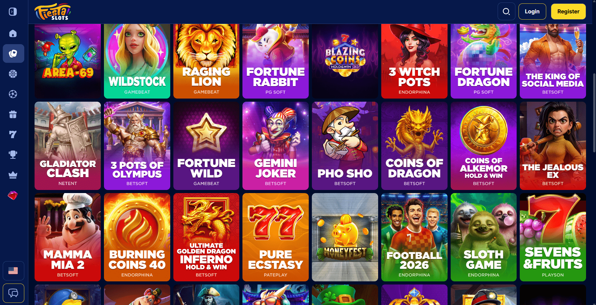 FiestaSlots Casino Games