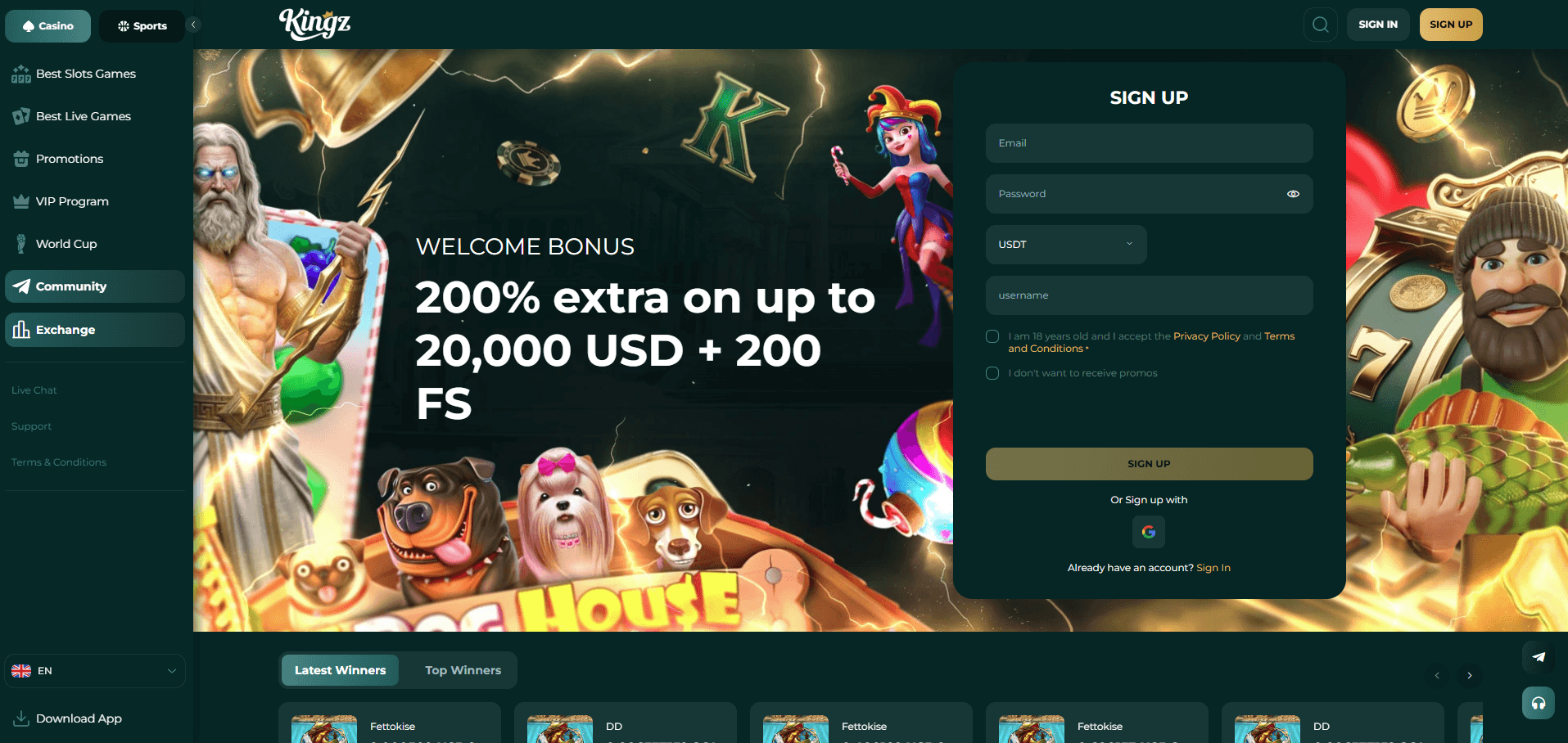 Kingz Casino Review