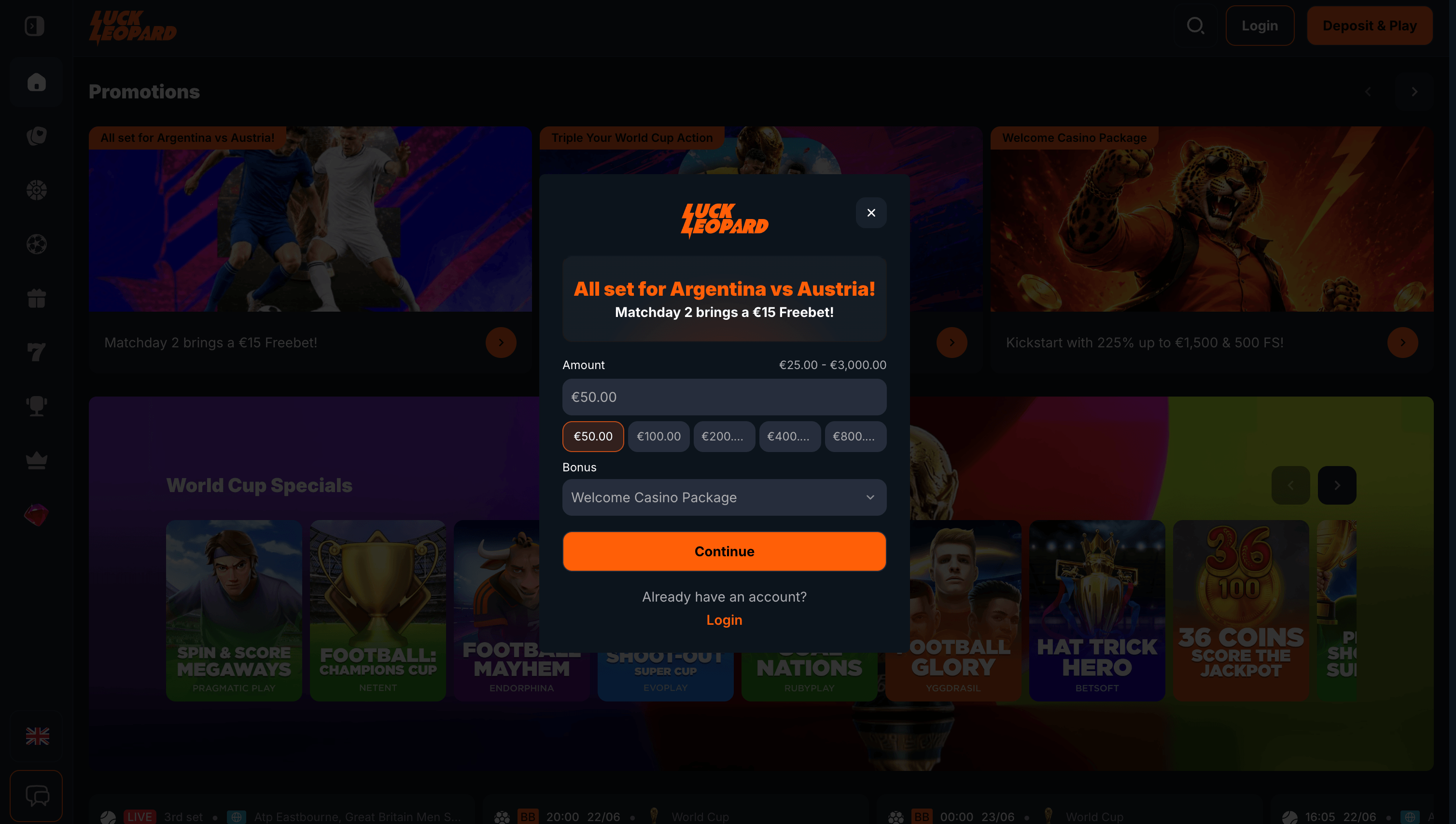 Luck Leopard Casino Sign Up