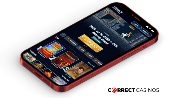 Prince Casino Mobile Version