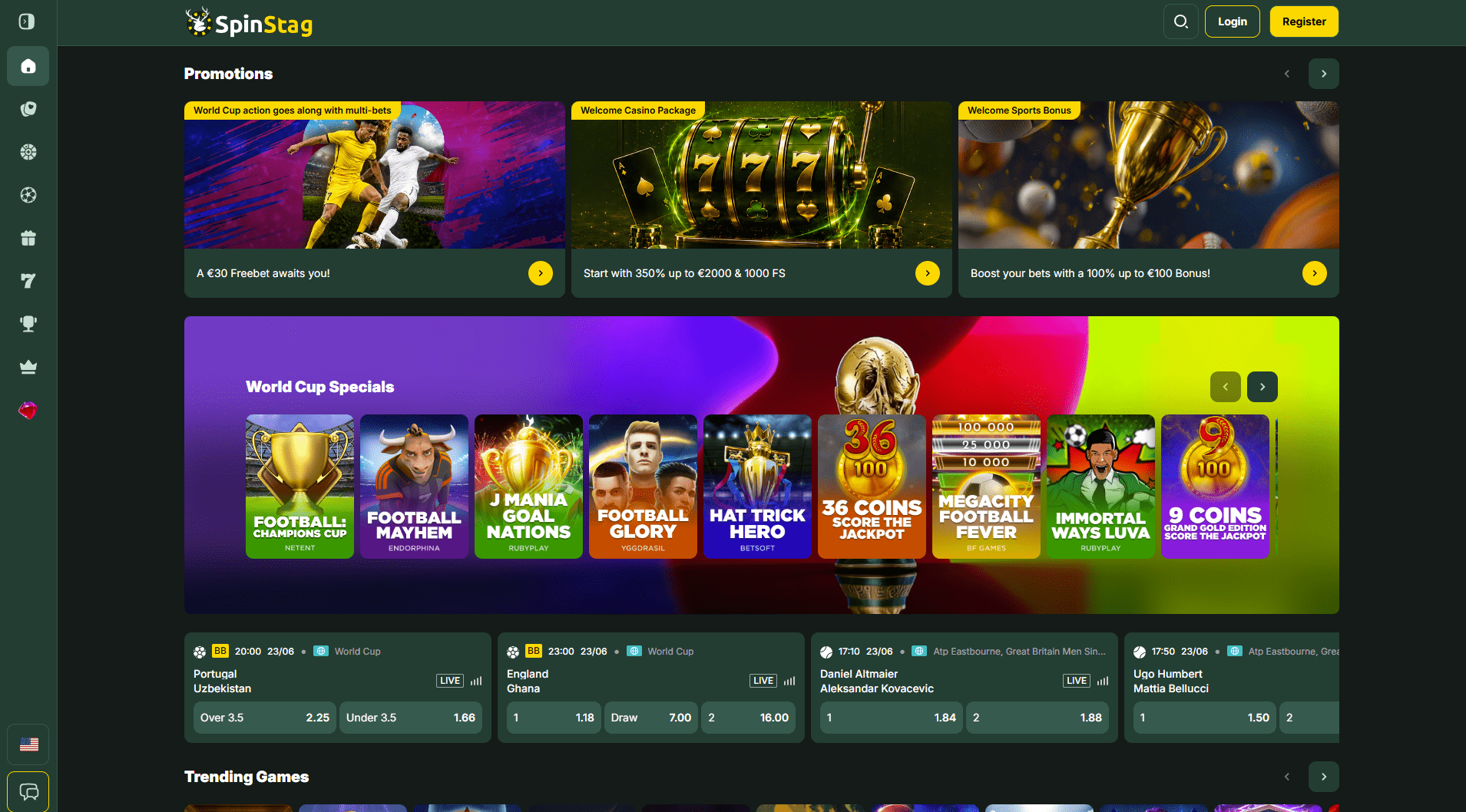 SpinStag Casino Review