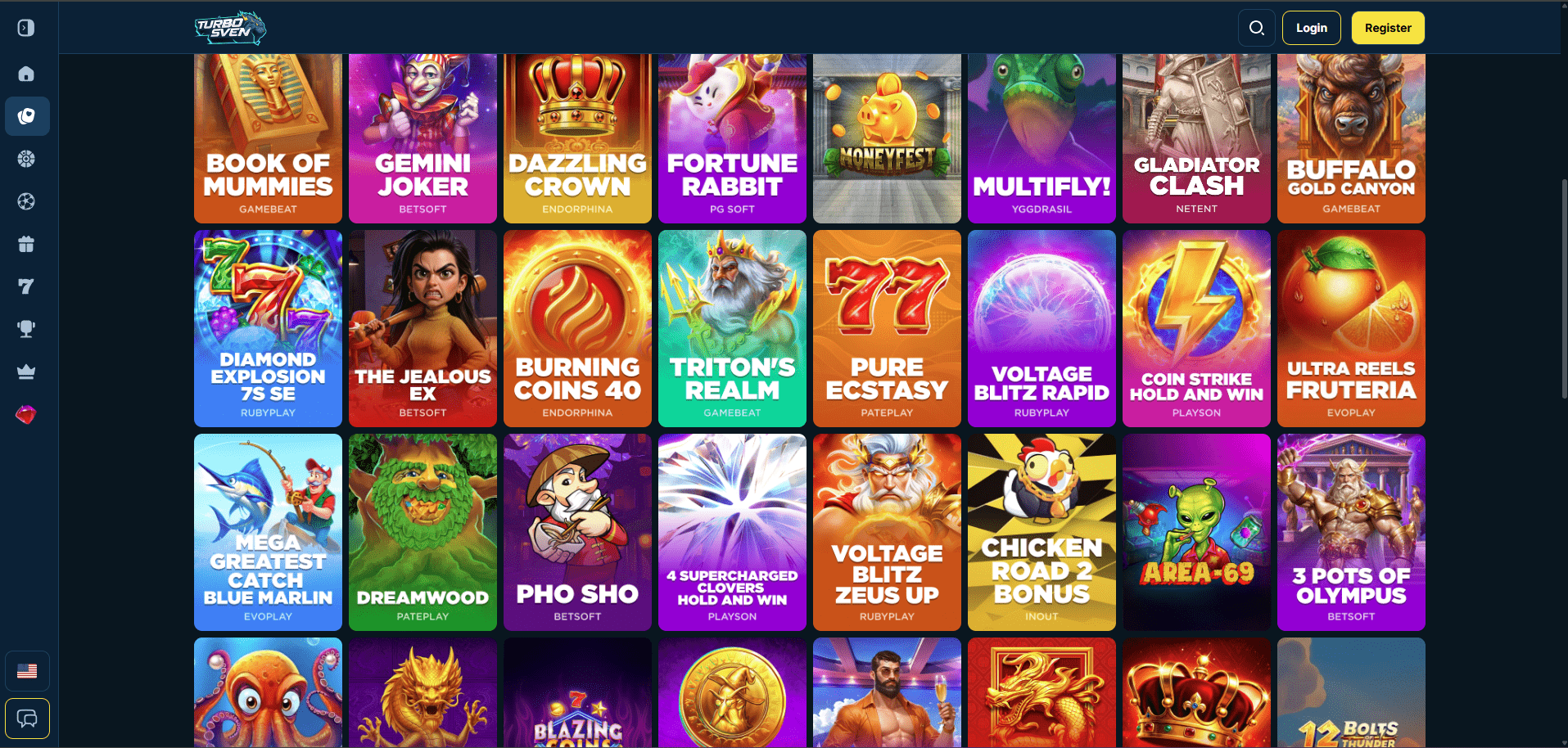 TurboSven Casino Games
