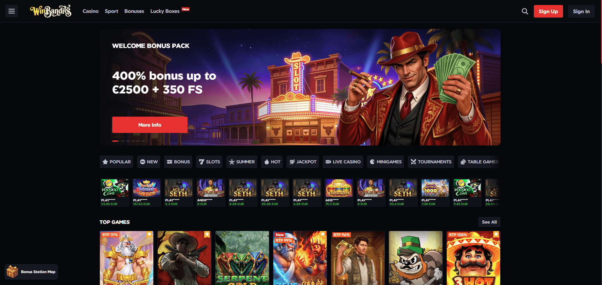 WinBandits Casino Review