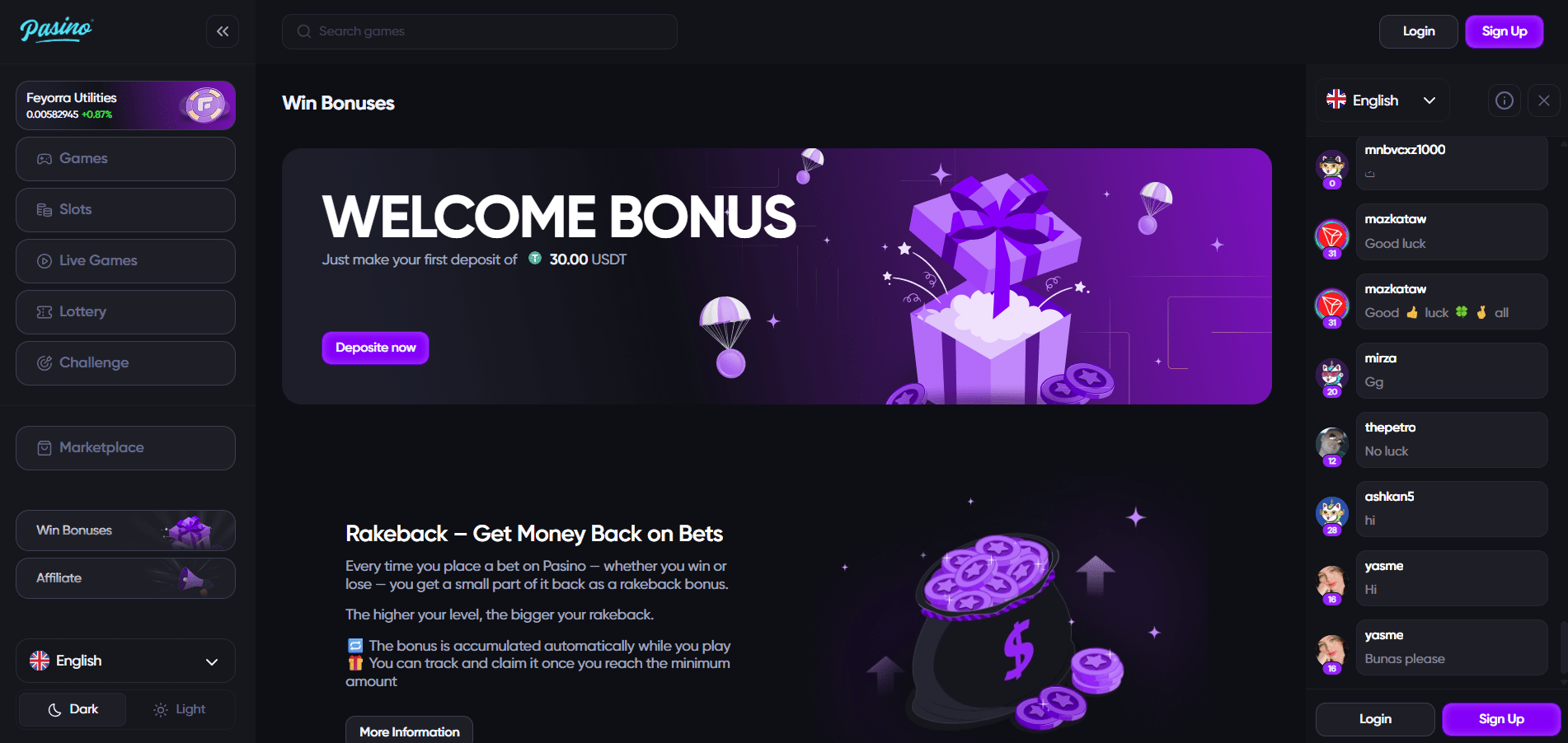 Pasino Casino Promotions