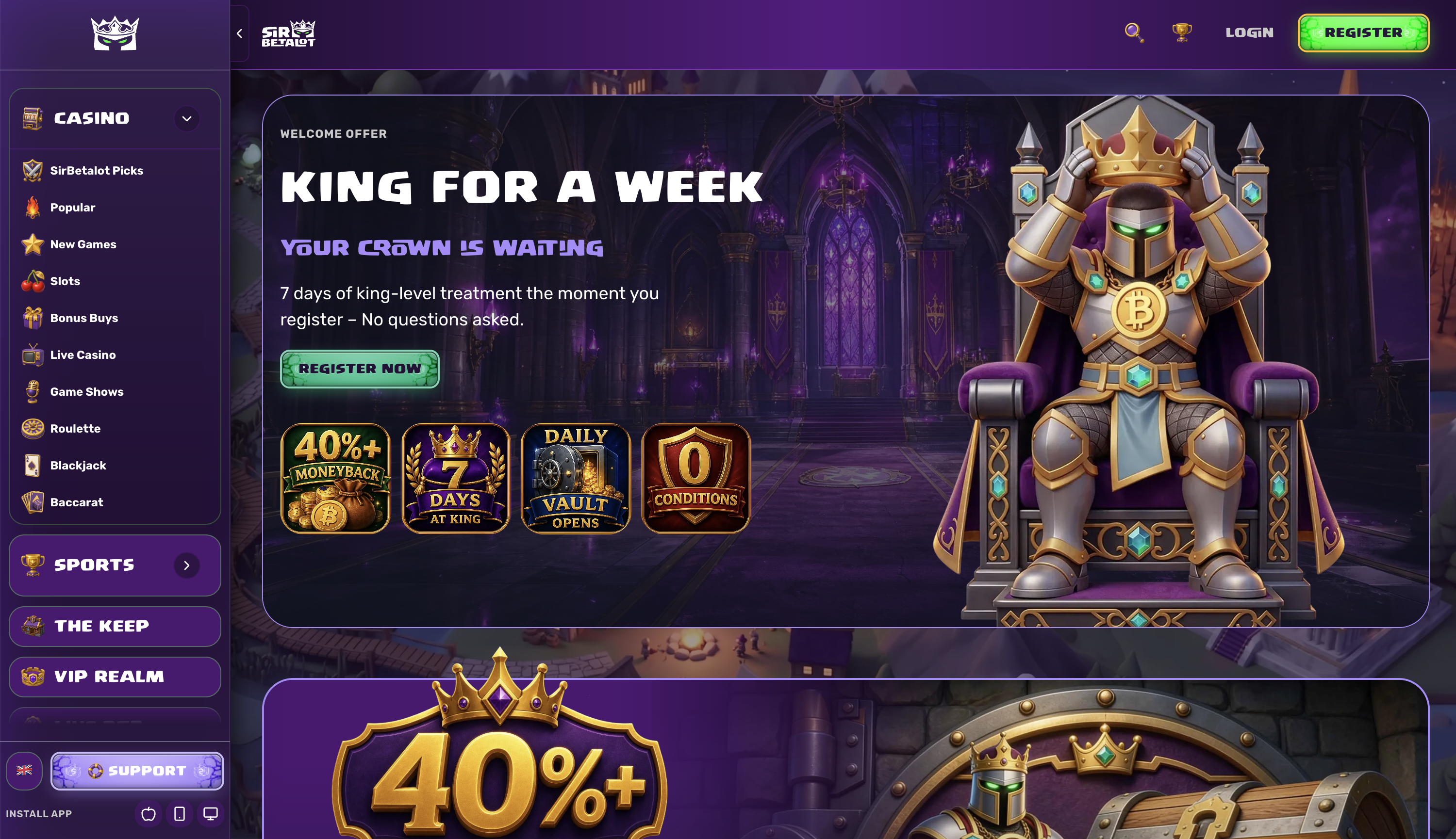 SirBetalot Casino Bonuses