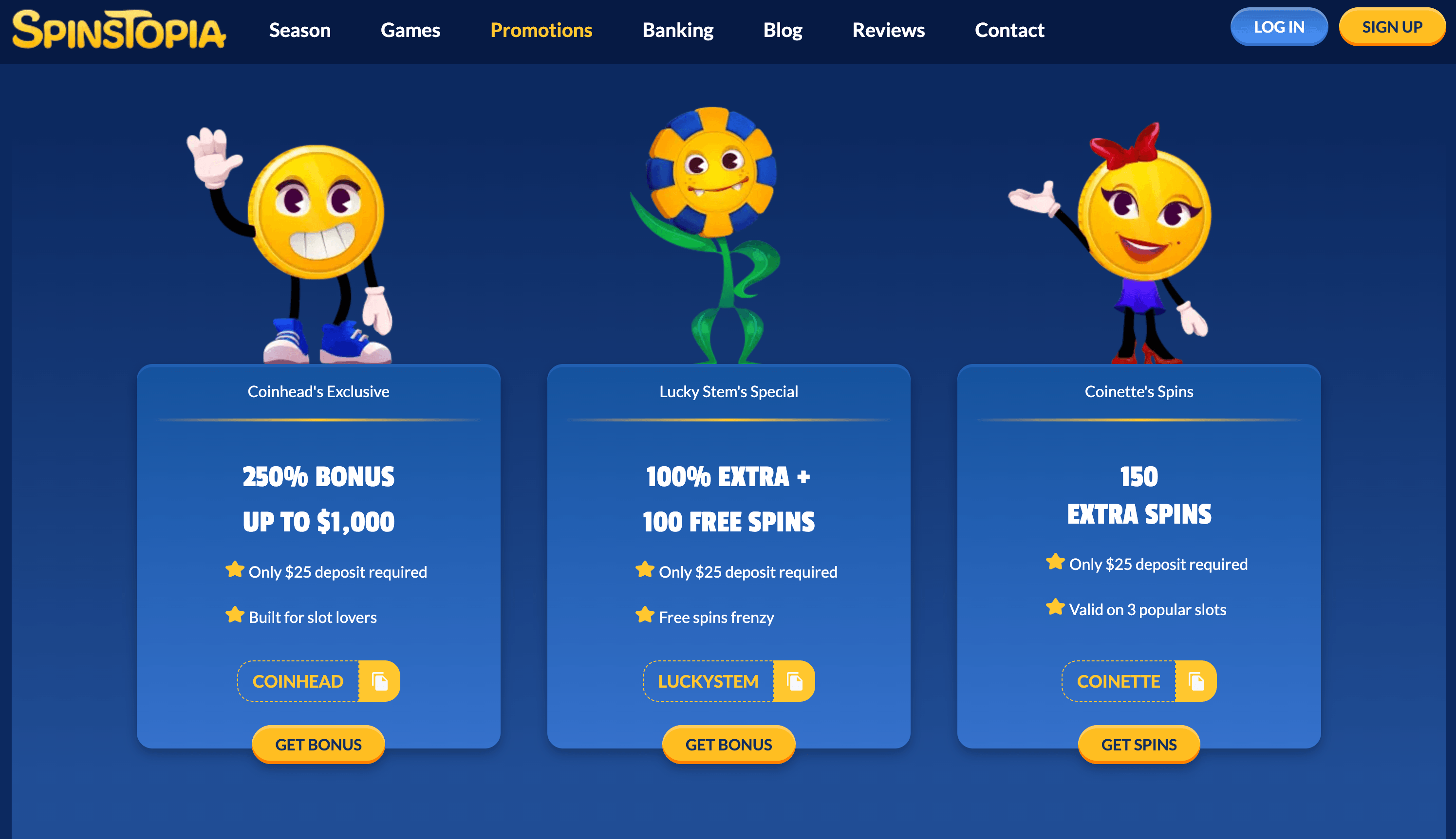 Spinstopia Casino Bonuses