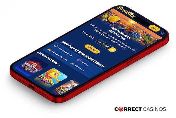 Spinstopia Casino Mobile Version