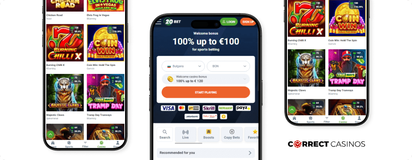20Bet Google Pay online casino