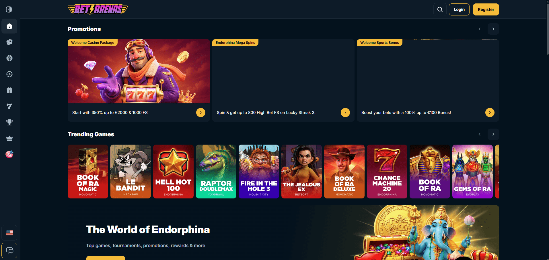 BetArenas Casino Review