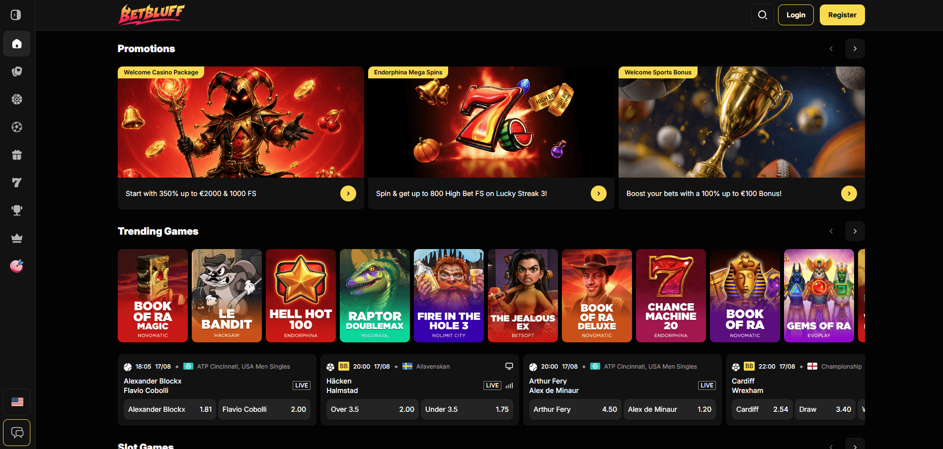 BetBluff Casino Review