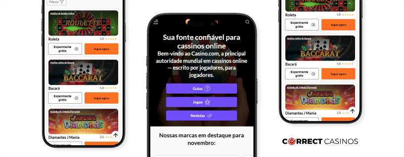Casino.com Casino a operar online no Brasil