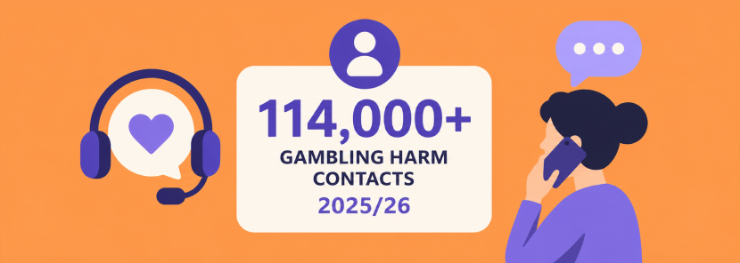 GamCare Responds to More Than 114,000 Gambling Harm Contacts in 2025/26