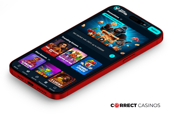 GambleGorilla Casino Mobile Version