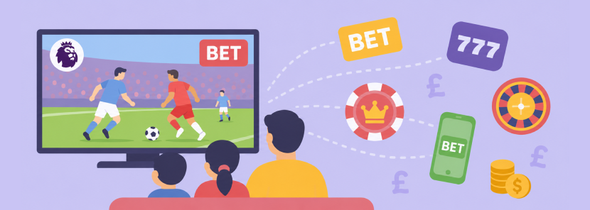 Gambling Dominates Potentially Harmful Brand Exposure in Premier League Highlights, Finds Study