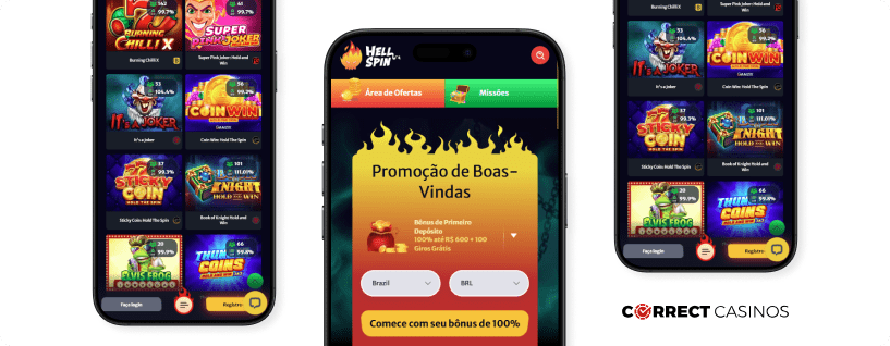 Hell Spin Casino Online Brasileiro