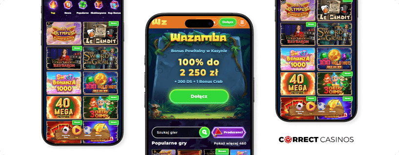 Kasyno Wazamba dostępne w Polsce online