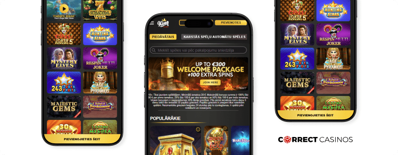 King Latvian Casino Online Option