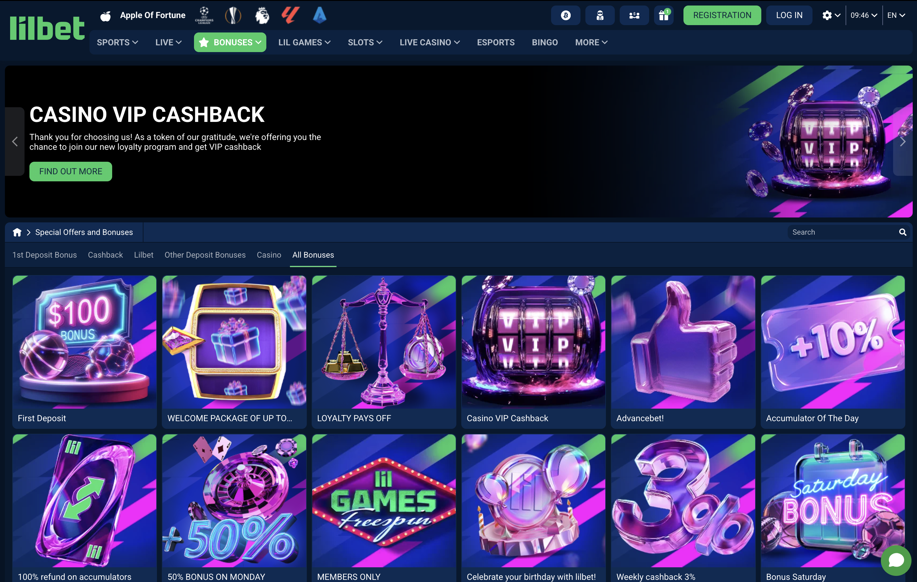 LilBet Casino Bonuses