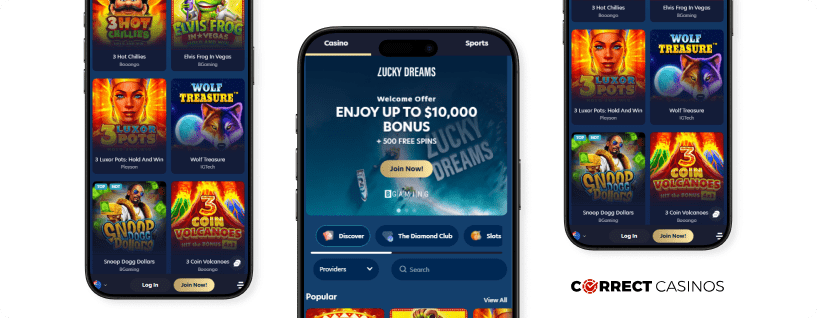 Lucky Dreams PayID casino