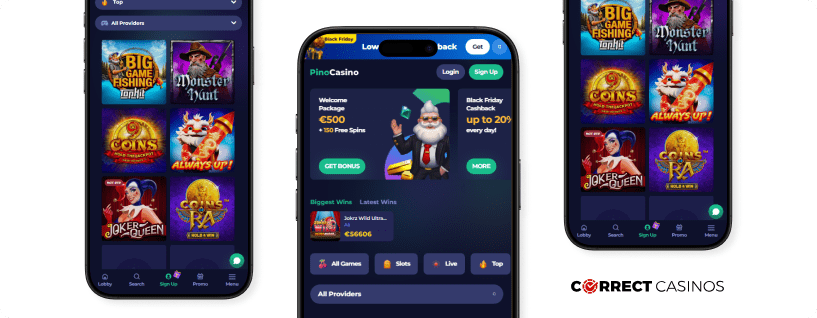Pino Casino accept iDEAL
