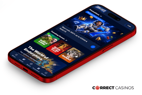 LunaLoots Casino Mobile Version