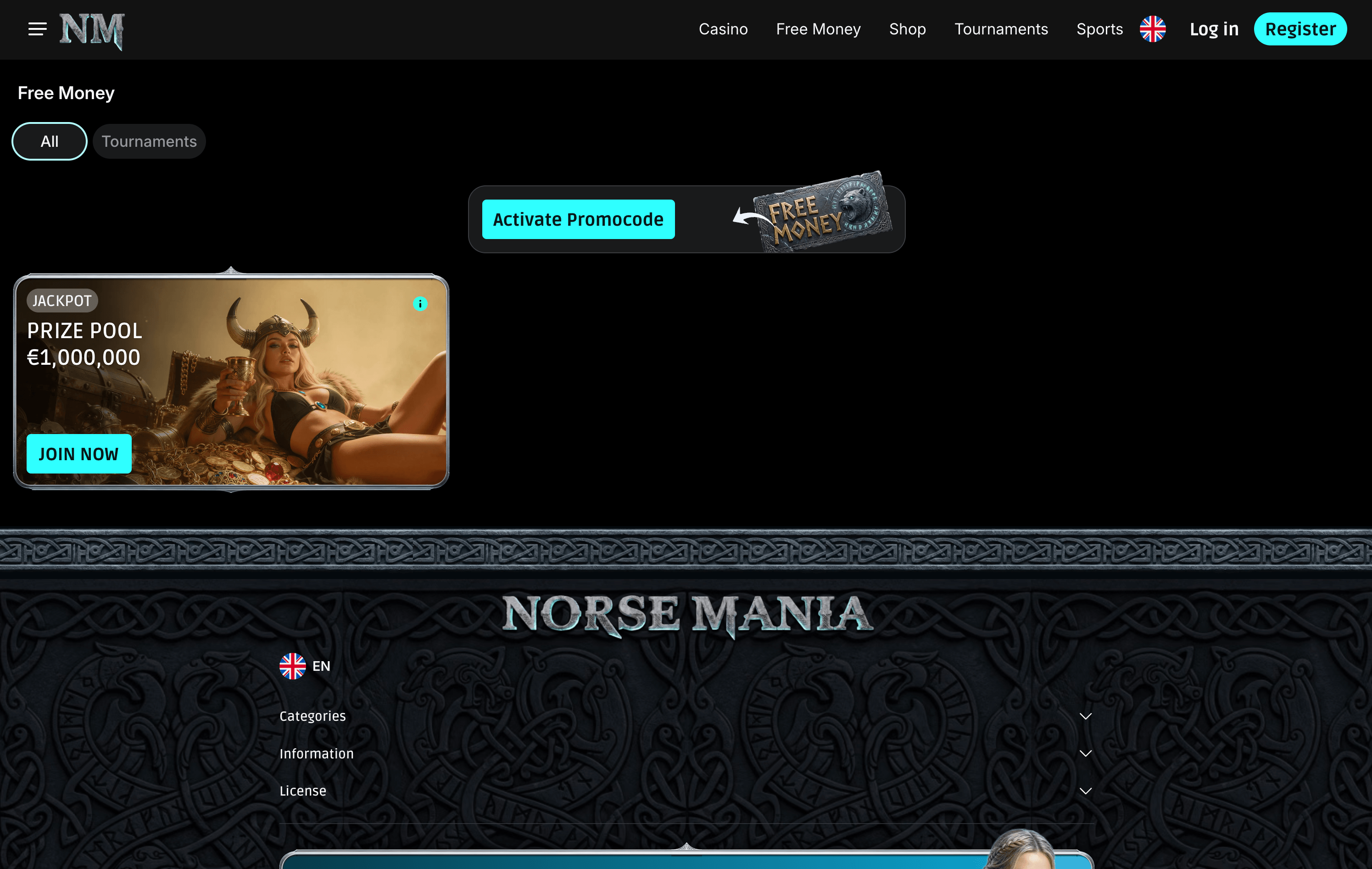 NorseMania Casino Bonuses