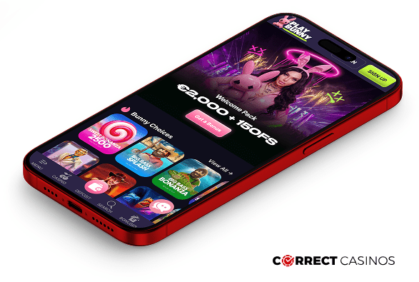 PlayBunny Casino Mobile Version