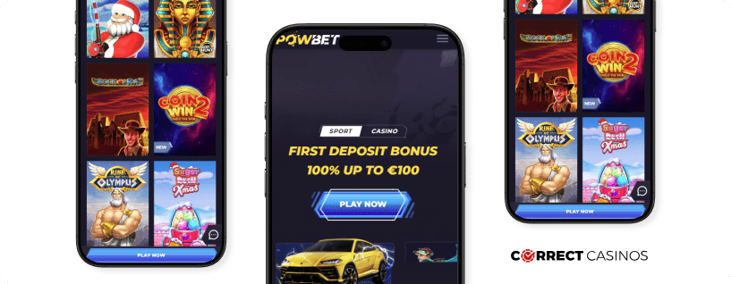 PowBet Best mobile casino site