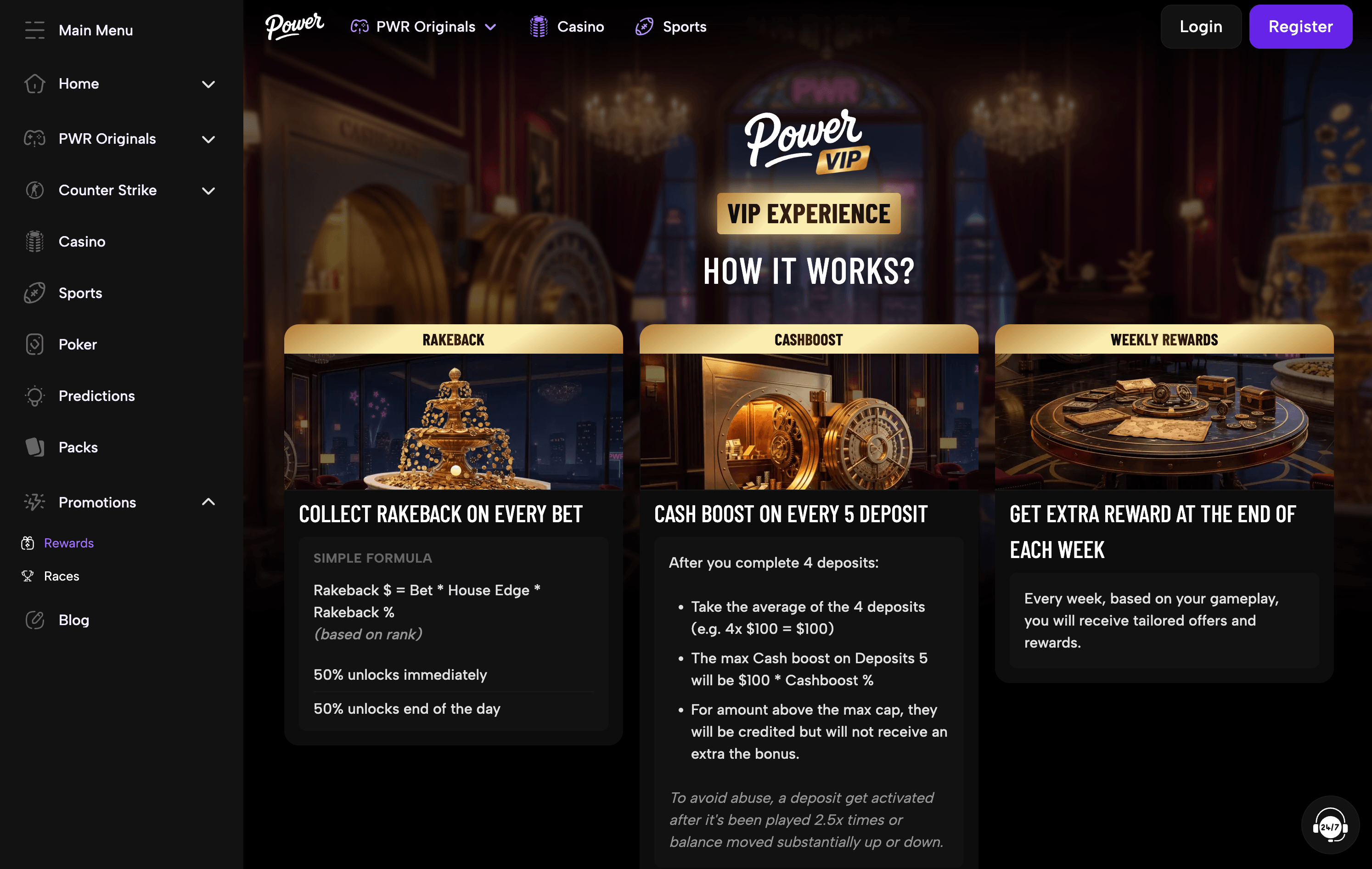 PowerWin Casino Bonuses