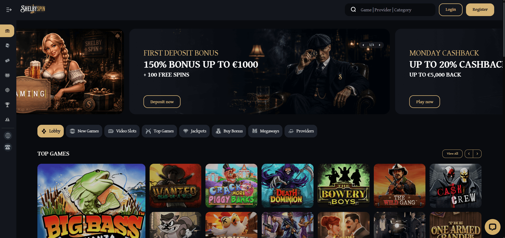 ShelbySpin Casino Review