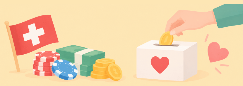 Swiss Gambling Profits Produce CHF773.4 Million for Charity in 2025