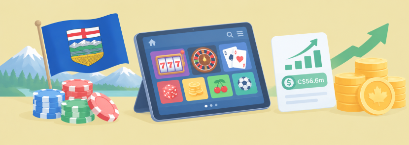 Alberta’s Regulated iGaming Market Secures C$56.6m Revenue in September