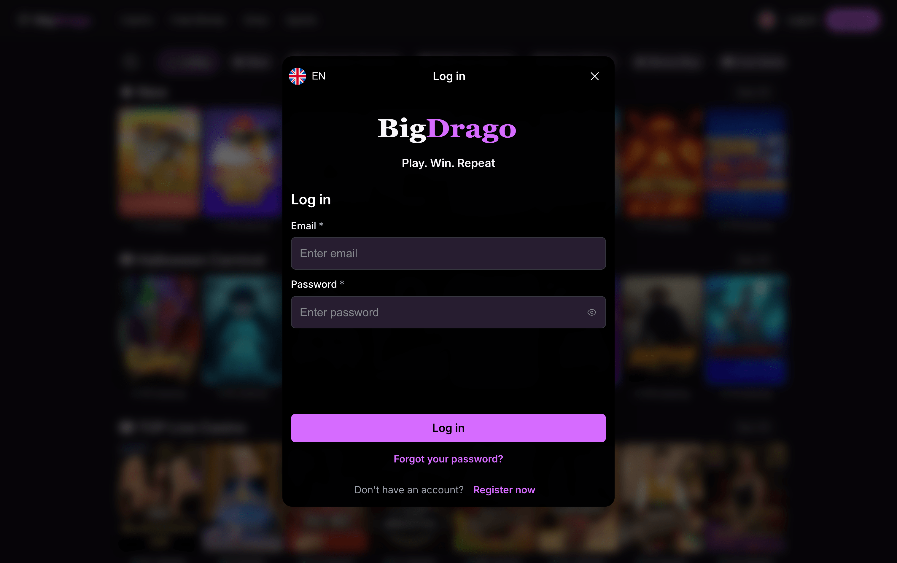 Big Drago Casino Sign In