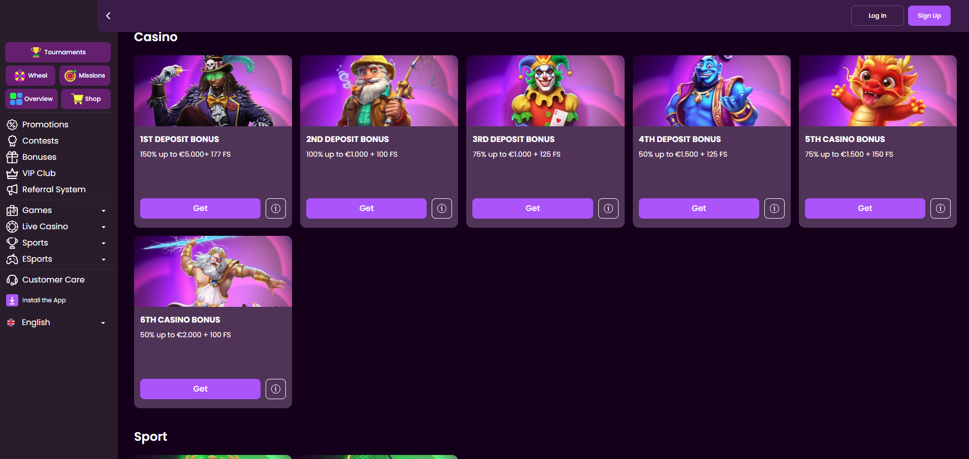 Buns Casino Promotions