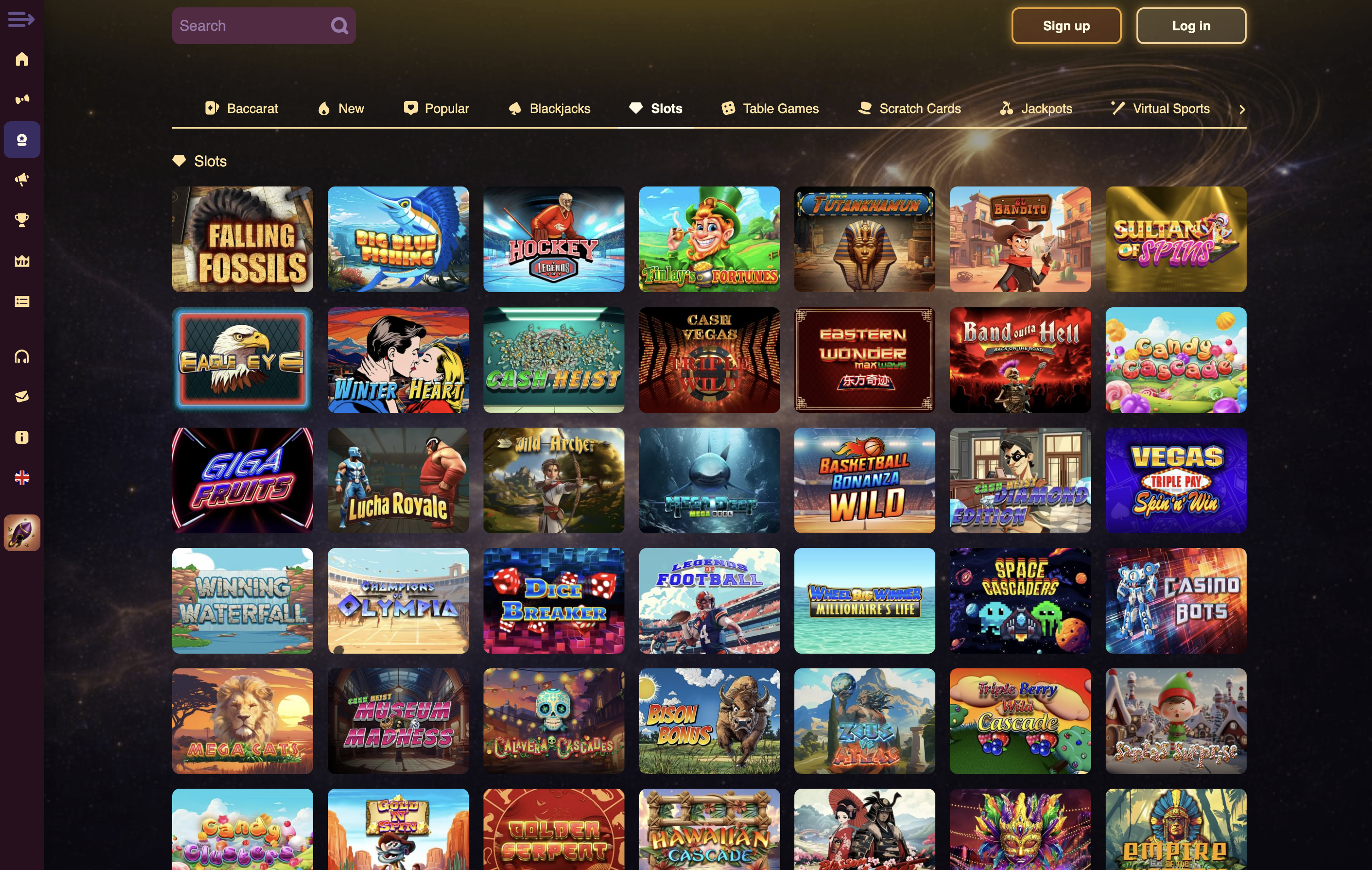 Cosmora Casino Games