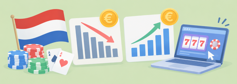 Dutch Gambling Market Falls to €4.1bn in 2025 as Online Sector Recovers in 2026