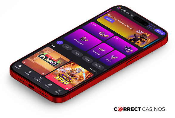 Emberluck Casino Mobile Version