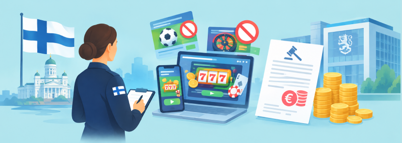 Finland Fines More Companies for Illegal Gambling Marketing in 2026