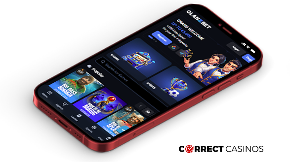 GlanzBet Casino Mobile Version