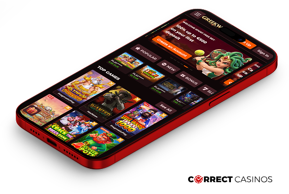 GreekWin Casino Mobile Version