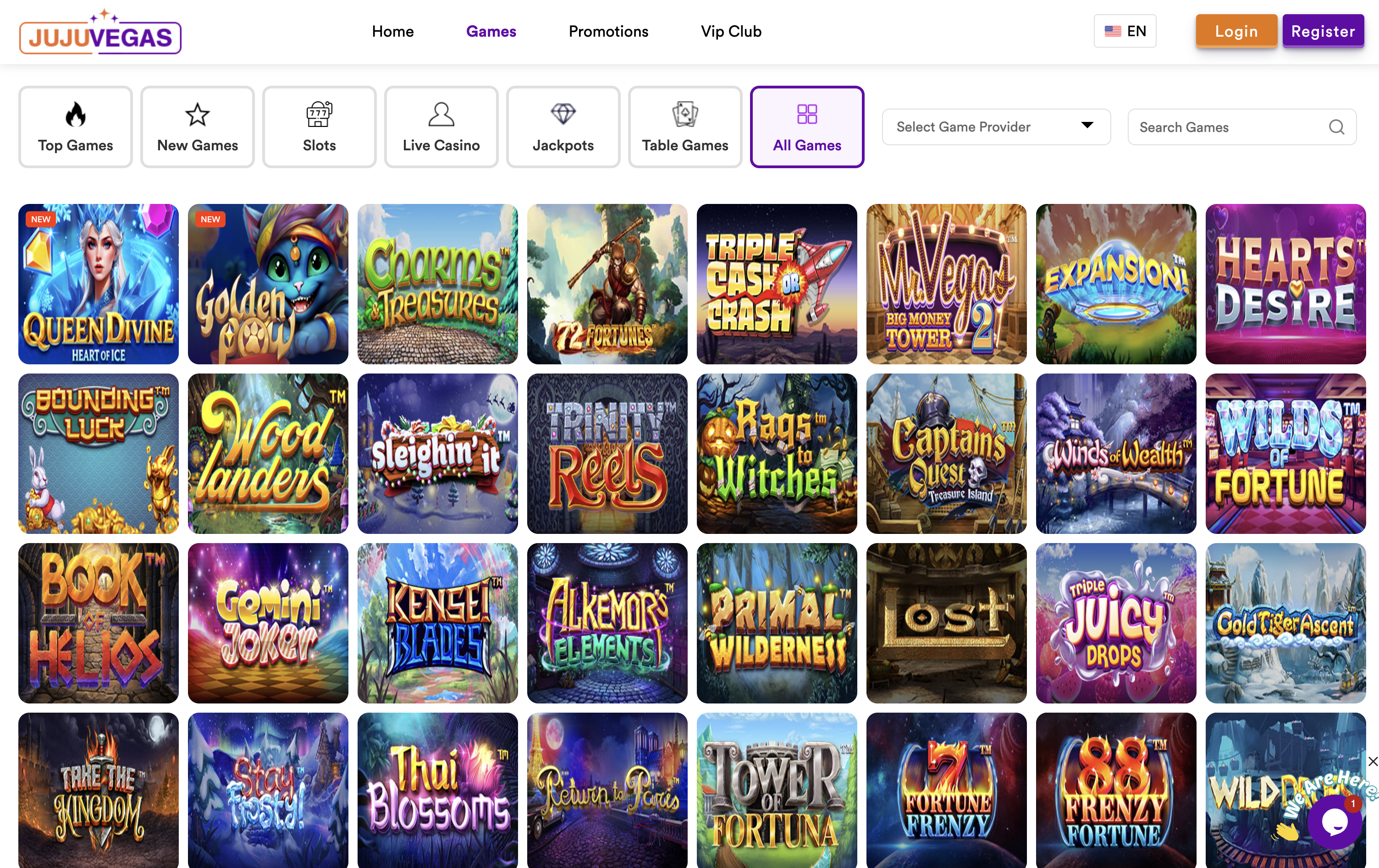 JujuVegas Casino Games
