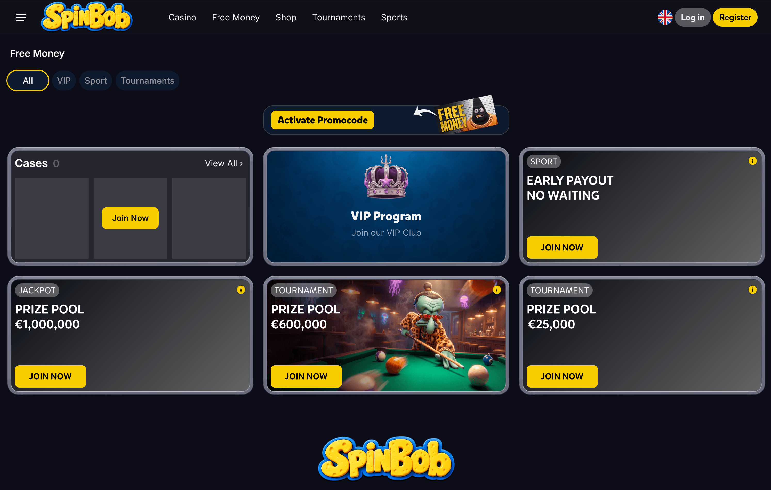 SpinBob Casino Bonuses