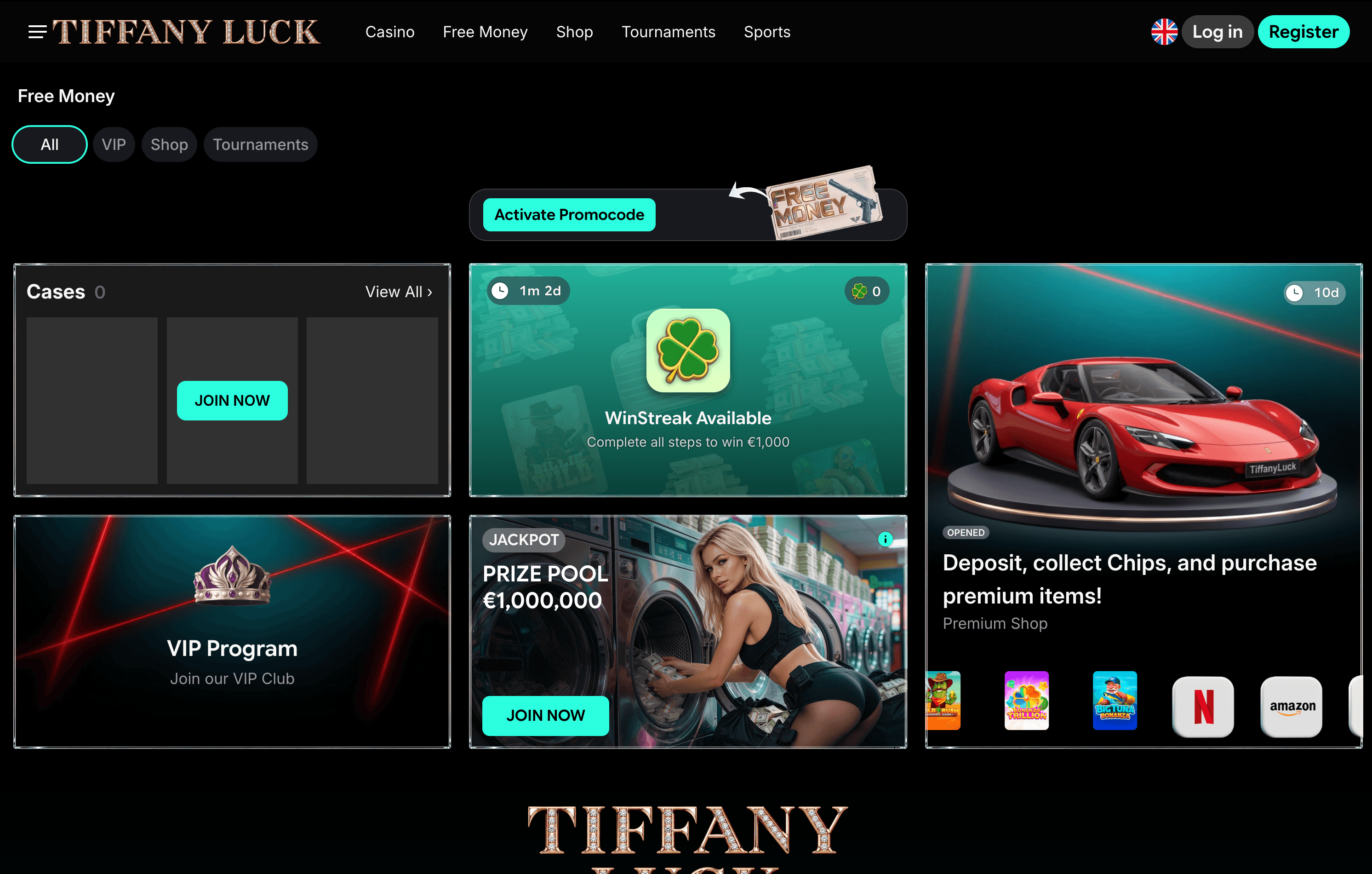 TiffanyLuck Casino Bonuses